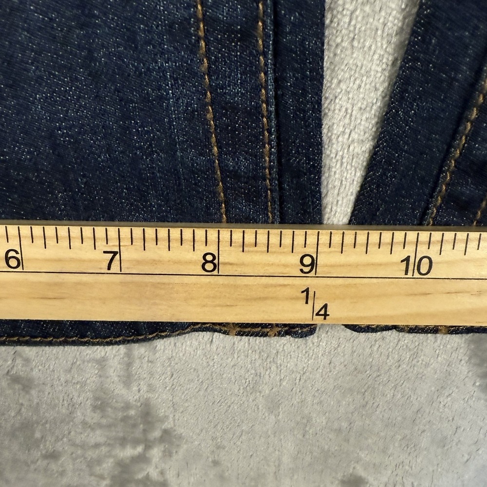 Y2K‎ Guess Jeans Women's Bootcut Dark Wash Embroidered Back Pockets Size 28 - Picture 3 of 7